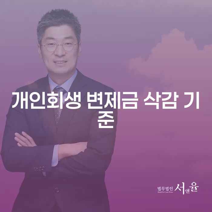 개인회생 변제금 삭감 기준, 얼마나 줄일 수 있을까요?